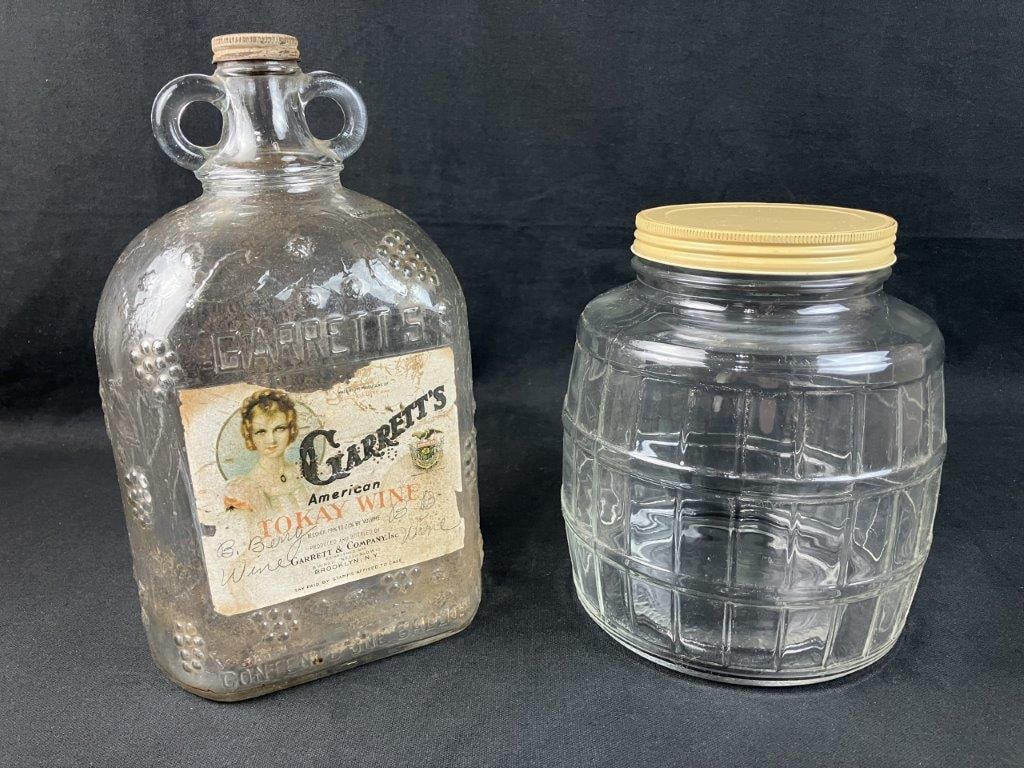Early 20th Century Glass Display Jars (1 of 5)