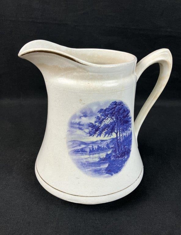 Decorated Ironstone Pitcher (1 of 9)