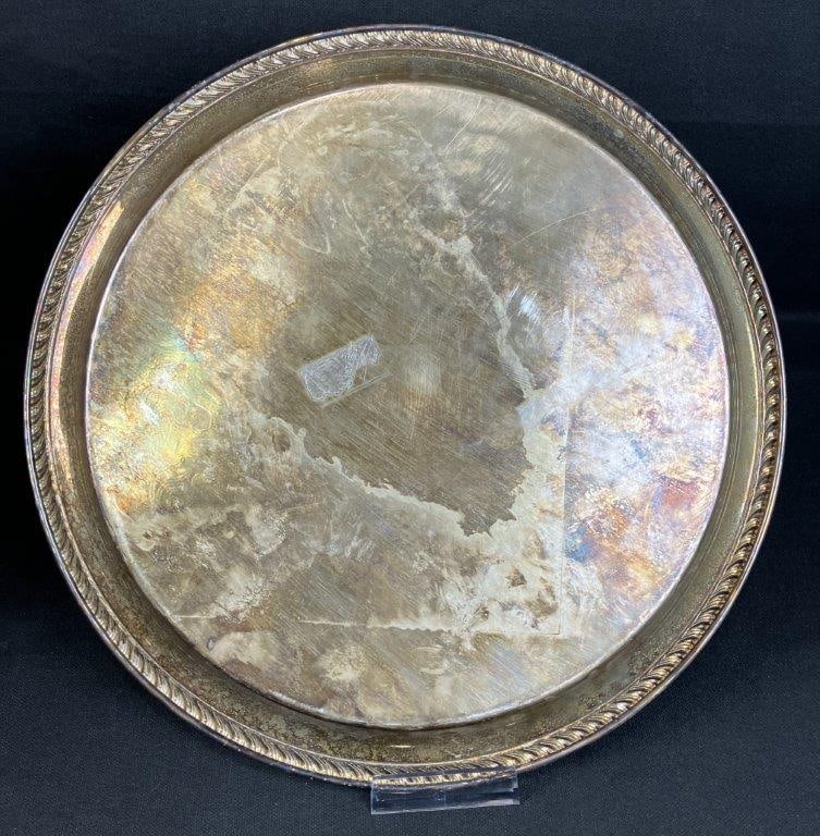 Silverplate Tray and Covered Serving Dish - 3