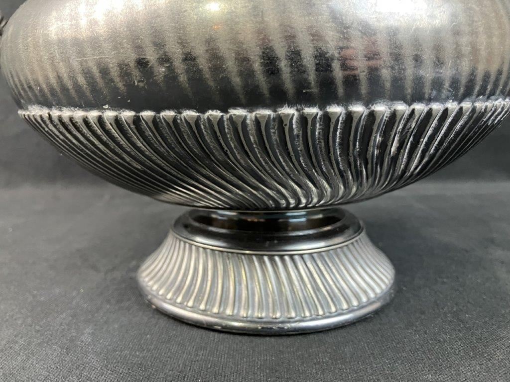 Silverplate Tray and Covered Serving Dish - 5