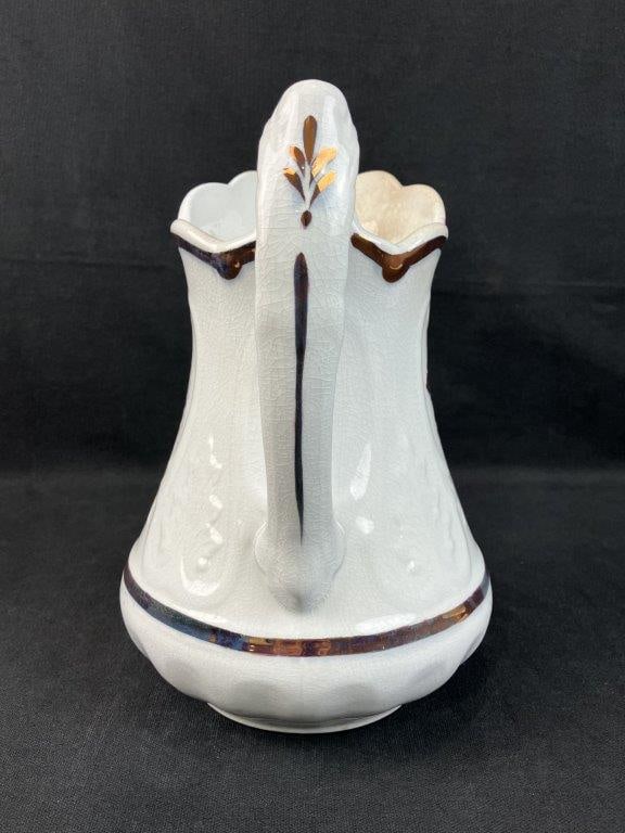 Decorated Ironstone Pitcher - 3