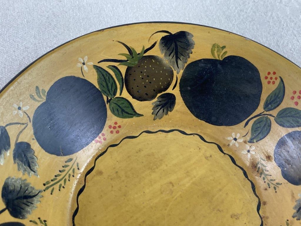 Mid-Century Modern Painted Toleware Bowl - 3