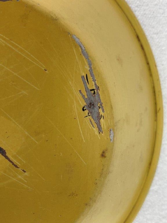Mid-Century Modern Painted Toleware Bowl - 5