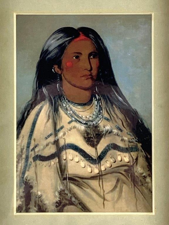 "Mint, A Pretty Girl", George Catlin, Print - 2