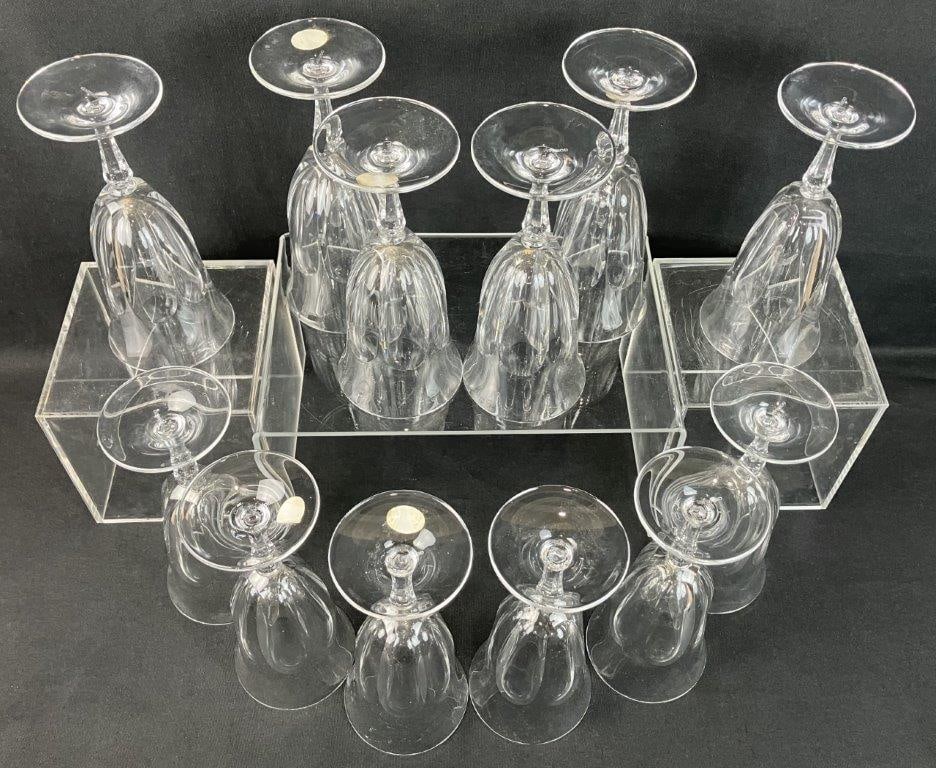Twelve Gorham Crystal Glasses - 4