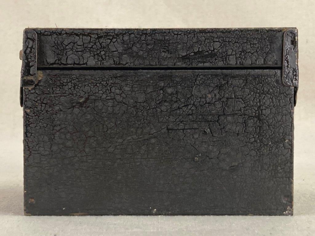 Black Tin Fruit Motif Box - 5