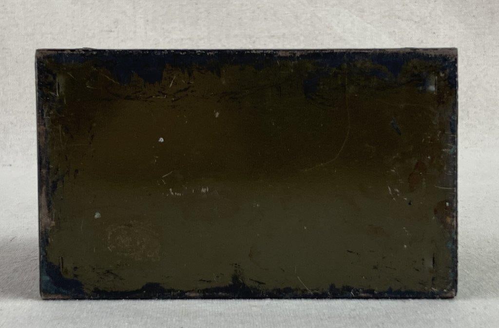 Black Tin Fruit Motif Box - 6