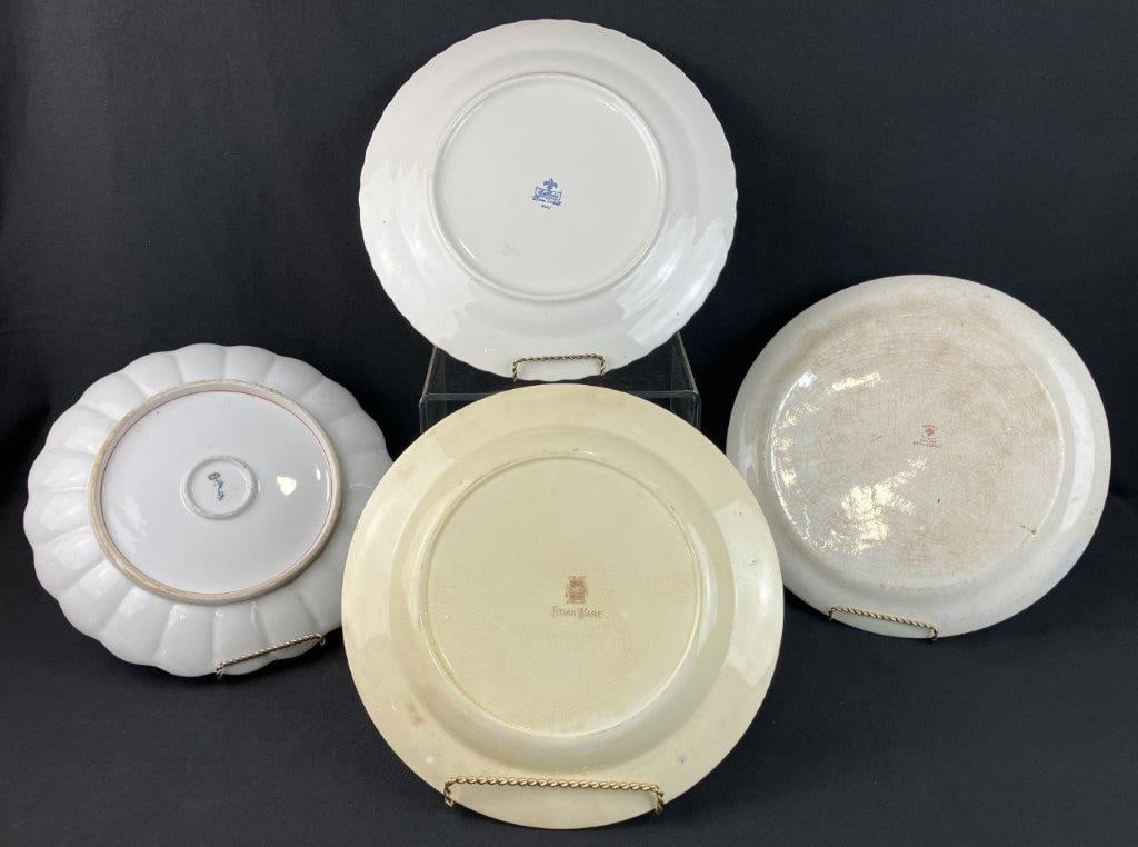 Four Decorated Plates - 5
