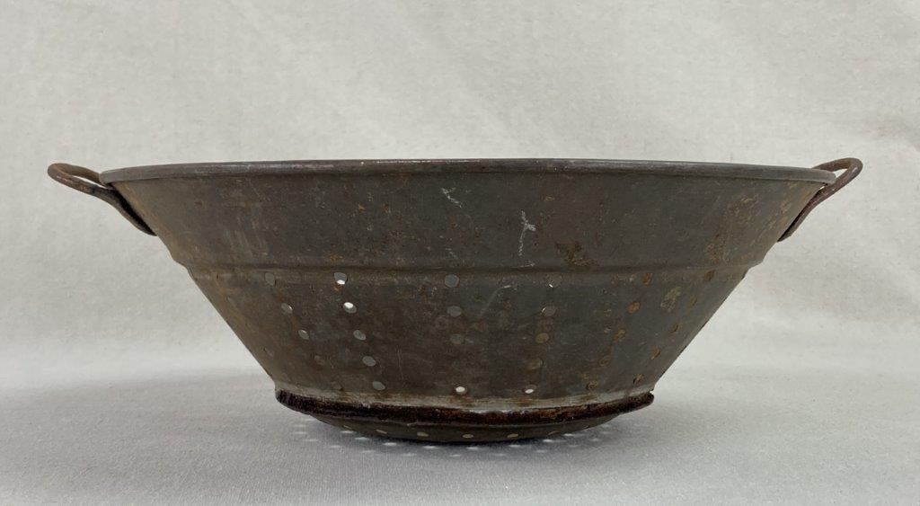 Copper Pot and Aluminum Colander - 3