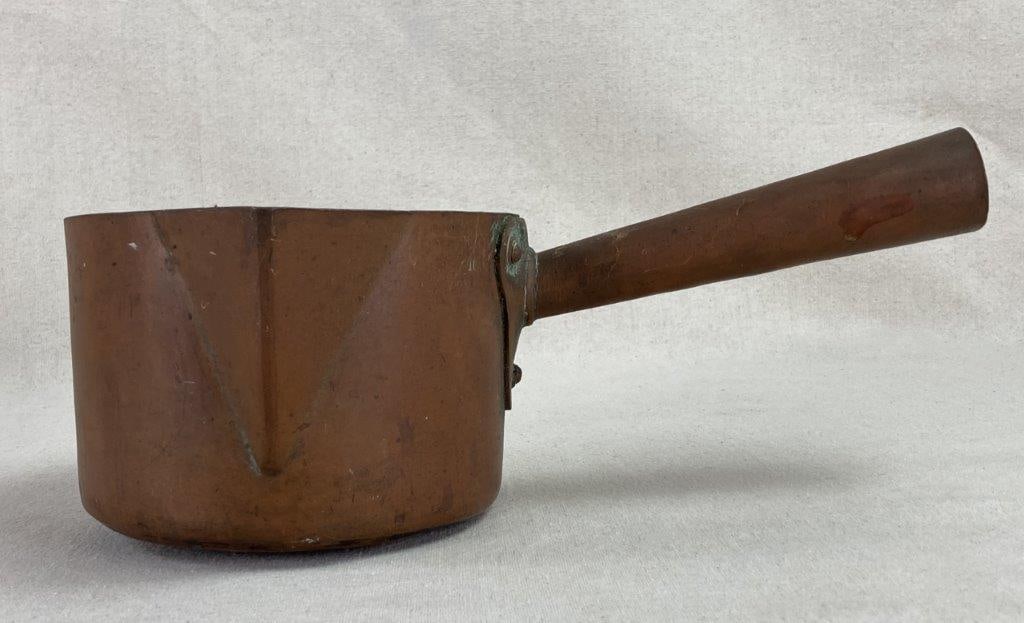 Copper Pot and Aluminum Colander - 5