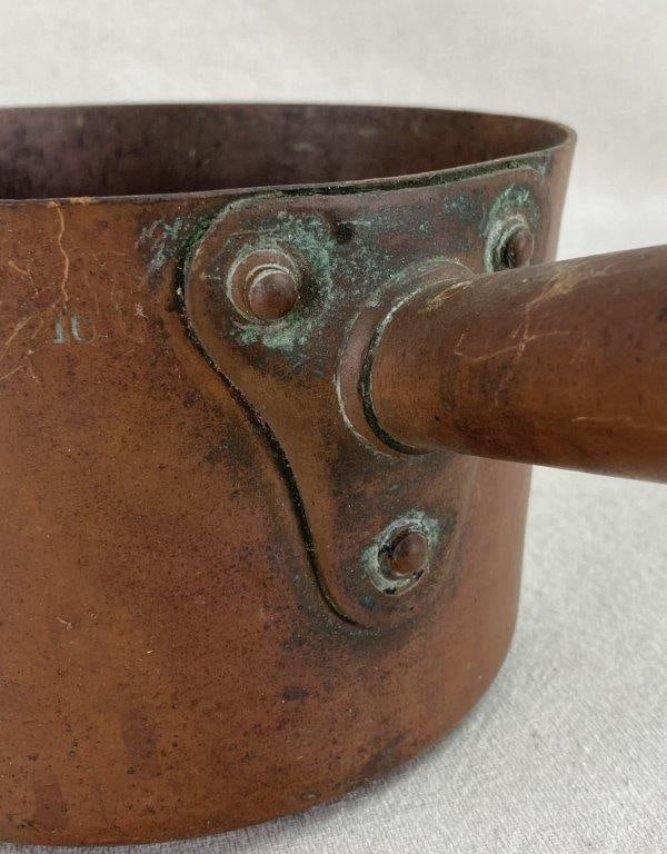 Copper Pot and Aluminum Colander - 6