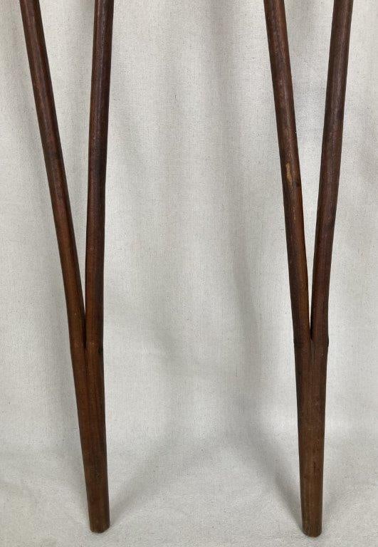 Pair of Oak Wood Crutches - 3
