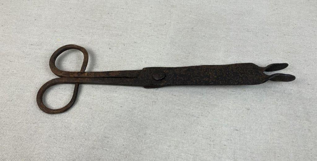 19th Century Hand-Forged Iron Pipe Tongs - 3