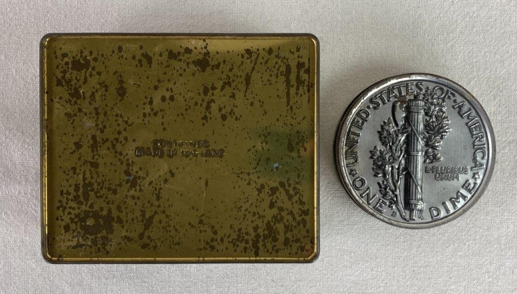 Public Benefit Boot Company Advertisement Tin with Coin Tin - 6