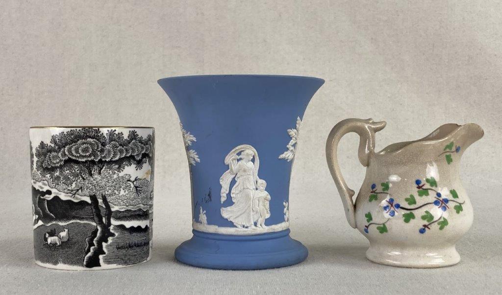 Ceramic Vessels with Wedgwood Vase - 3