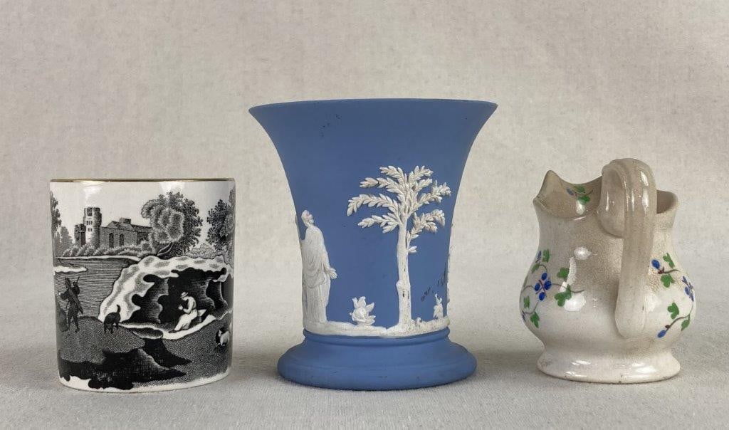 Ceramic Vessels with Wedgwood Vase - 4