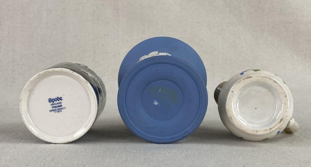Ceramic Vessels with Wedgwood Vase - 5