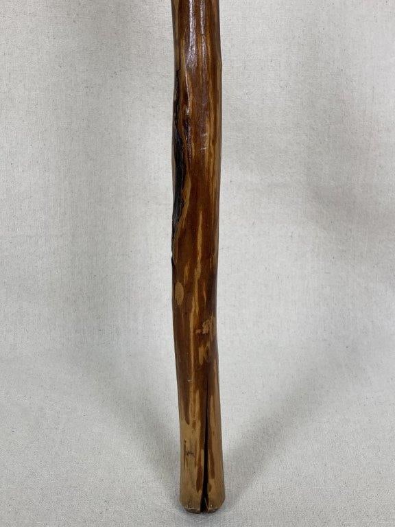 Spiral Carved Wood Walking Stick - 4