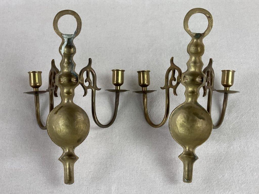 Brass Wall Sconces - 4