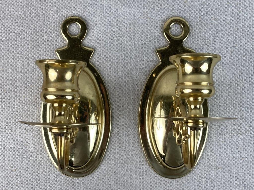 Brass Wall Sconces (1 of 3)