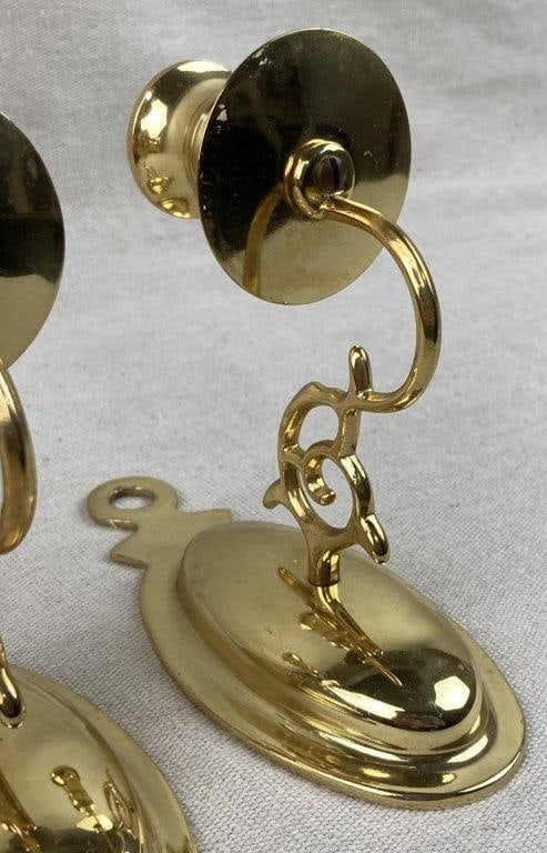 Brass Wall Sconces - 3