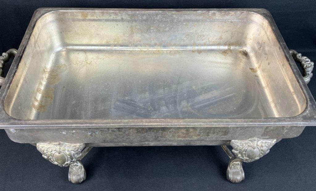 Large-Scale Silver Plated Covered Serving Dish - 7