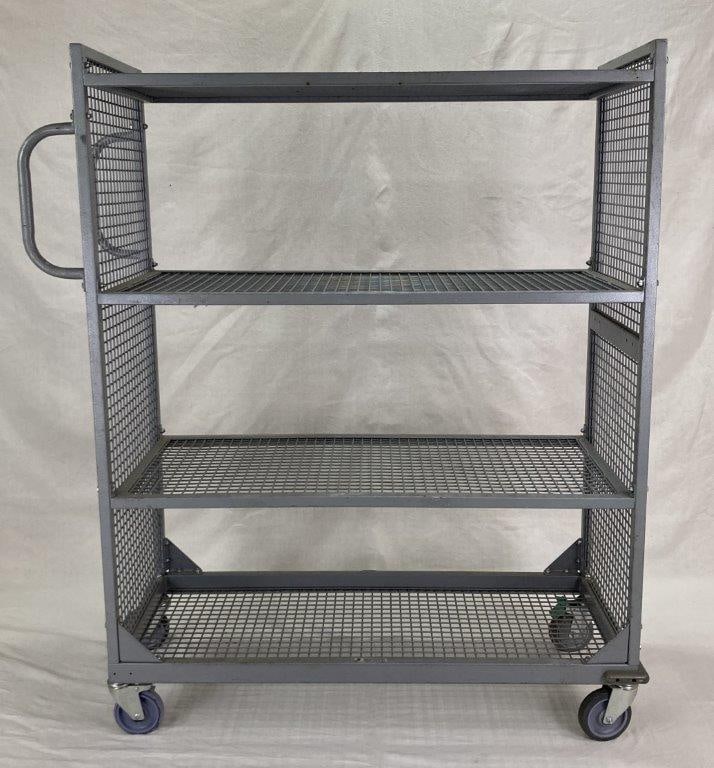 Rolling Metal Storage Cart (1 of 3)