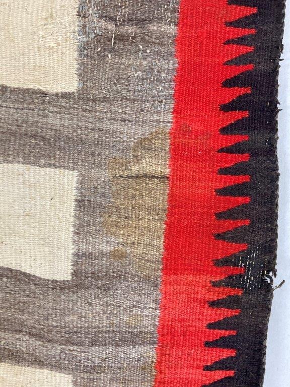 Early 20th Century Navajo Eye Dazzler Rug - 3