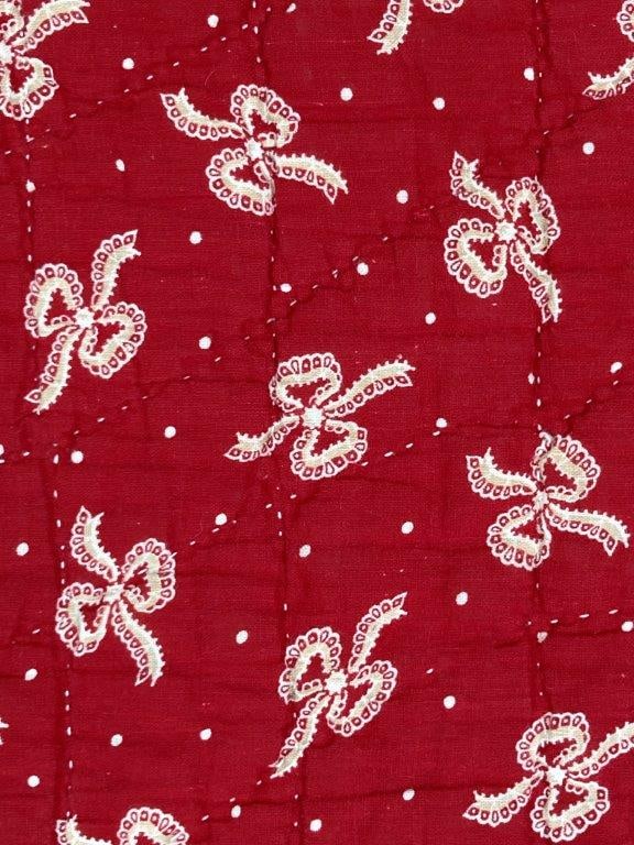 Red Pattern Quilt - 2