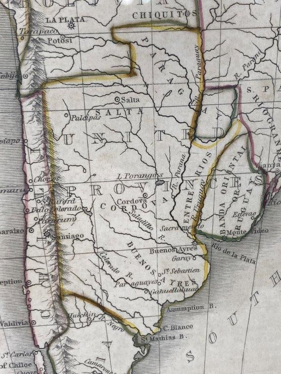 19th Century Engraving of South America - 3