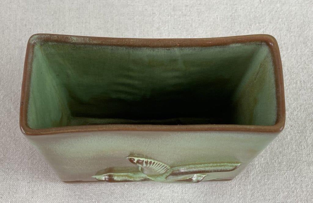 Frankoma Pottery Flying Goose Pillow Vase - 2