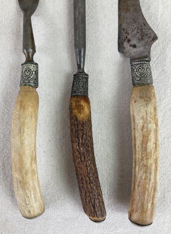 Deer Antler Carving Set - 2