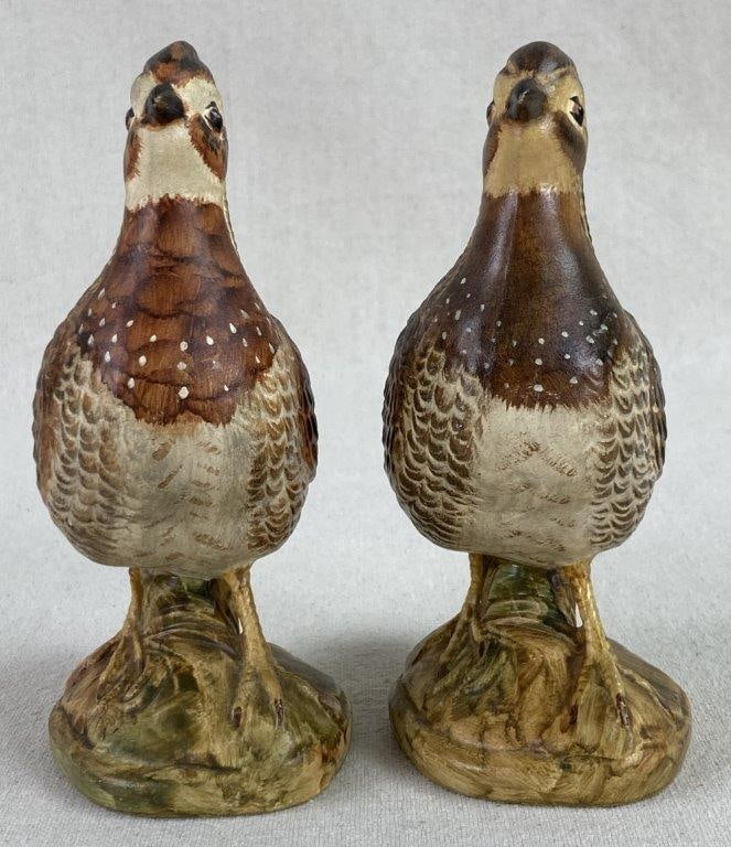 Georgia Pottery Quail Figures - 2
