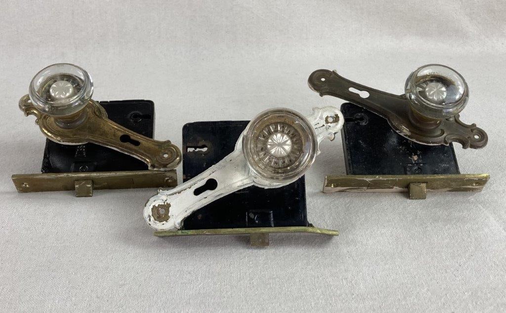 Art Deco Brass Door Locksets (1 of 5)
