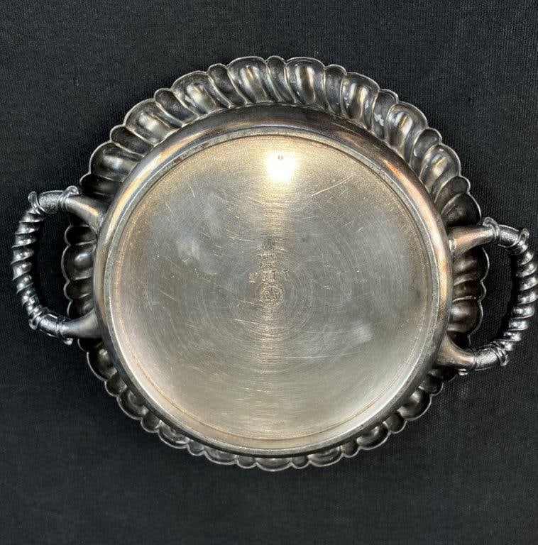 Silverplate Covered Butter Dish - 5
