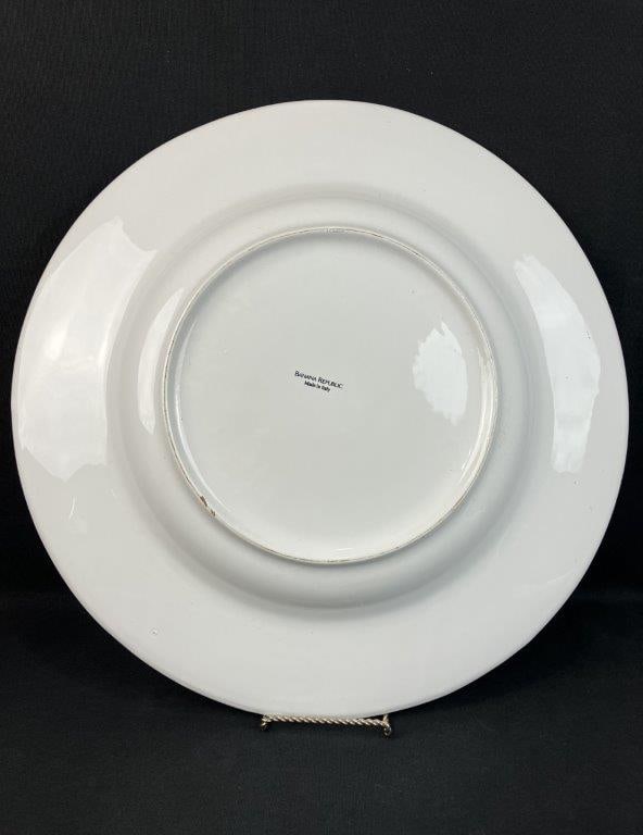 Massive Banana Republic Italian Plate - 3