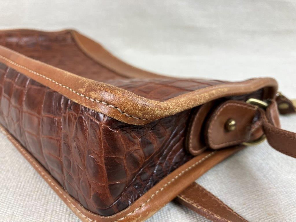 Brahmin Crossbody Alligator Leather Bag - 9