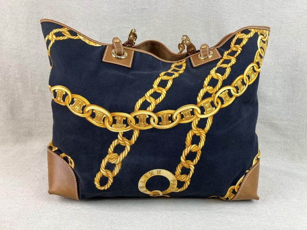 Celine Blason Chain Tote Bag - 2