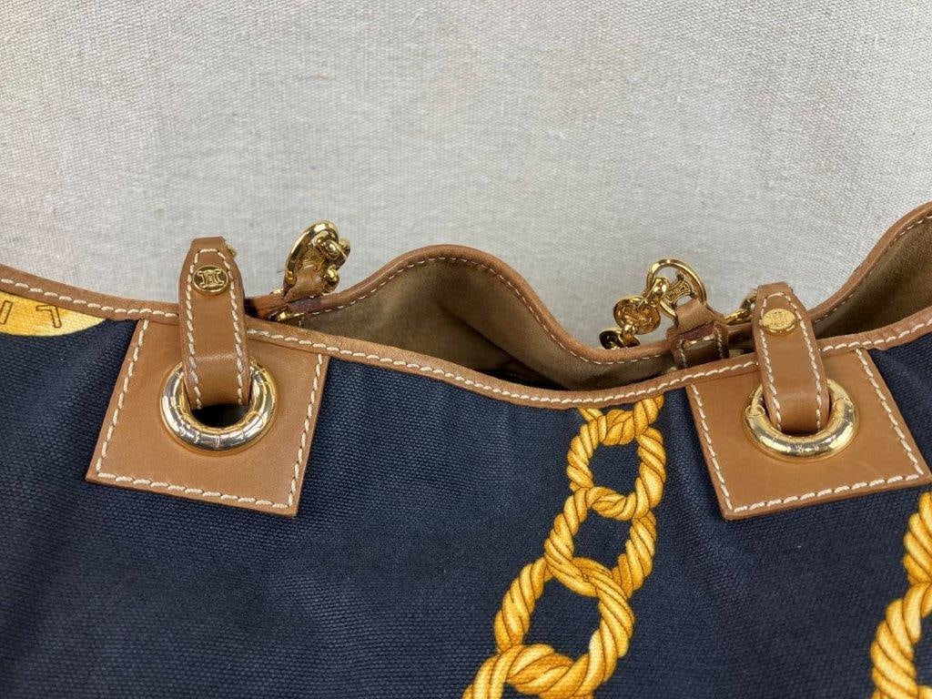 Celine Blason Chain Tote Bag - 3
