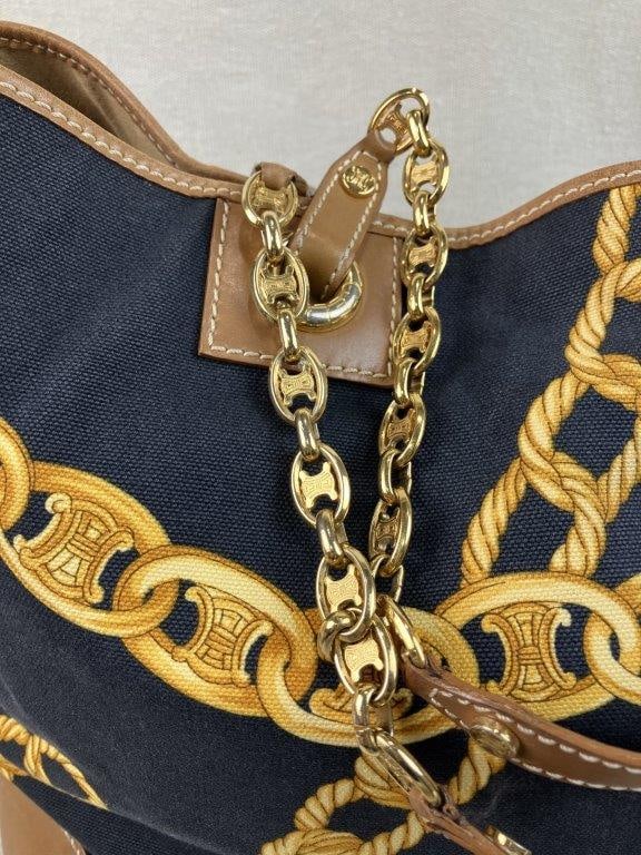 Celine Blason Chain Tote Bag - 6