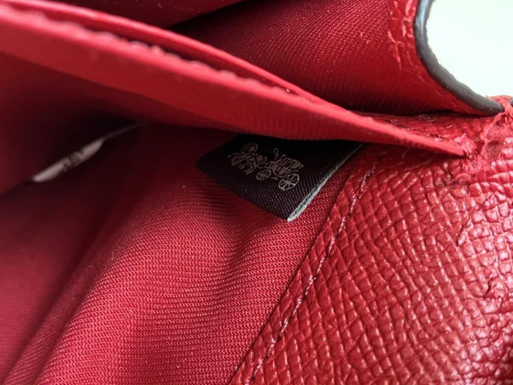 Coach Red Leather Crossbody Bag - 10