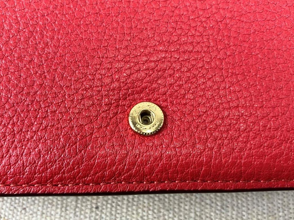 Coach Red Leather Crossbody Bag - 15
