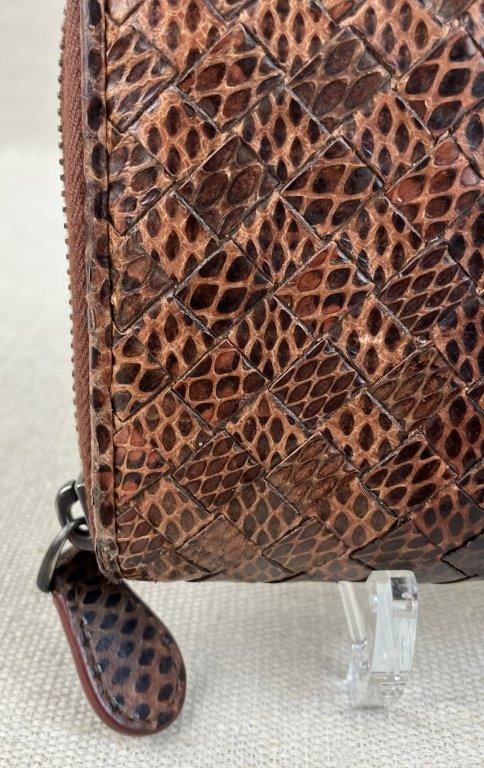 Bottega Veneta Python Leather Wallet - 12