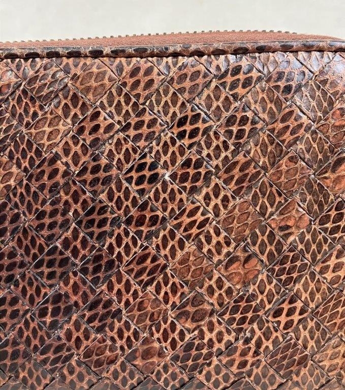 Bottega Veneta Python Leather Wallet - 13