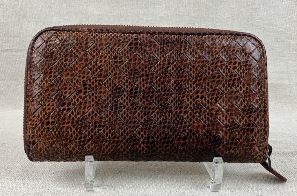 Bottega Veneta Python Leather Wallet - 2