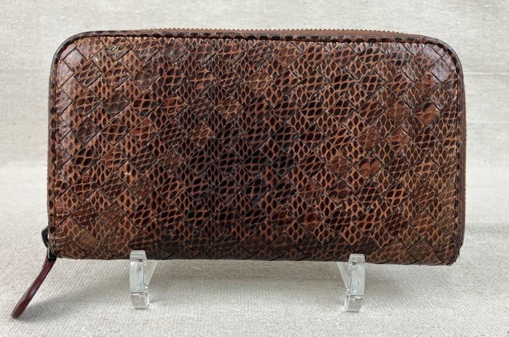 Bottega Veneta Python Leather Wallet - 4