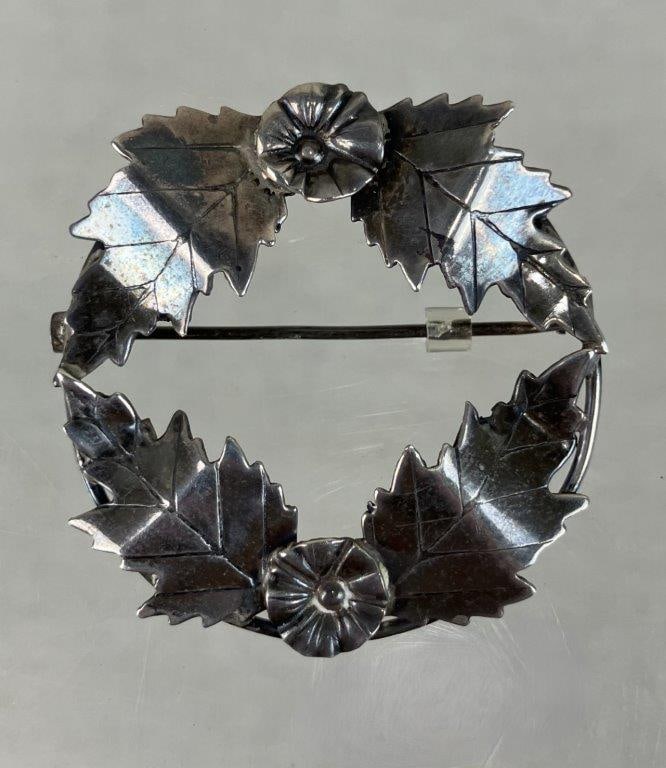 Vintage Sterling Silver Brooches Including MFA - 3