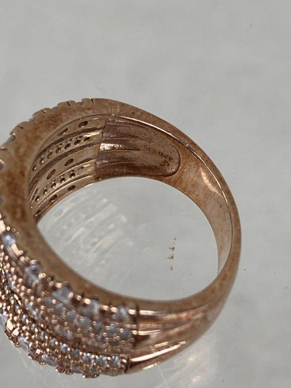 Sterling Silver Vermeil Ring - 5