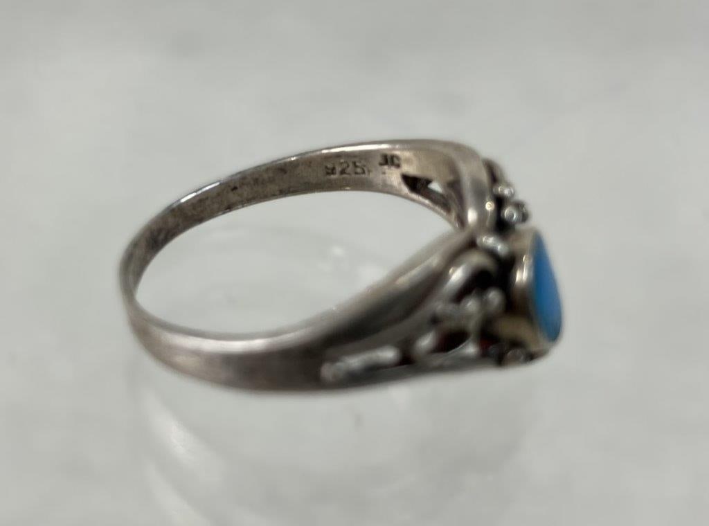 Sterling Silver Fashion Rings - 6