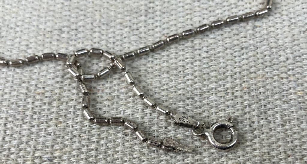 Sterling Silver Chrome Diopside Necklace - 4